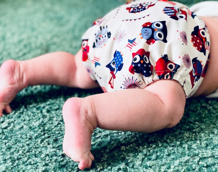SnugFit Diapers — in use